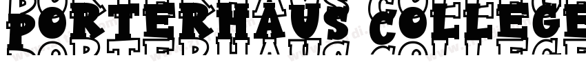 Porterhaus College字体转换